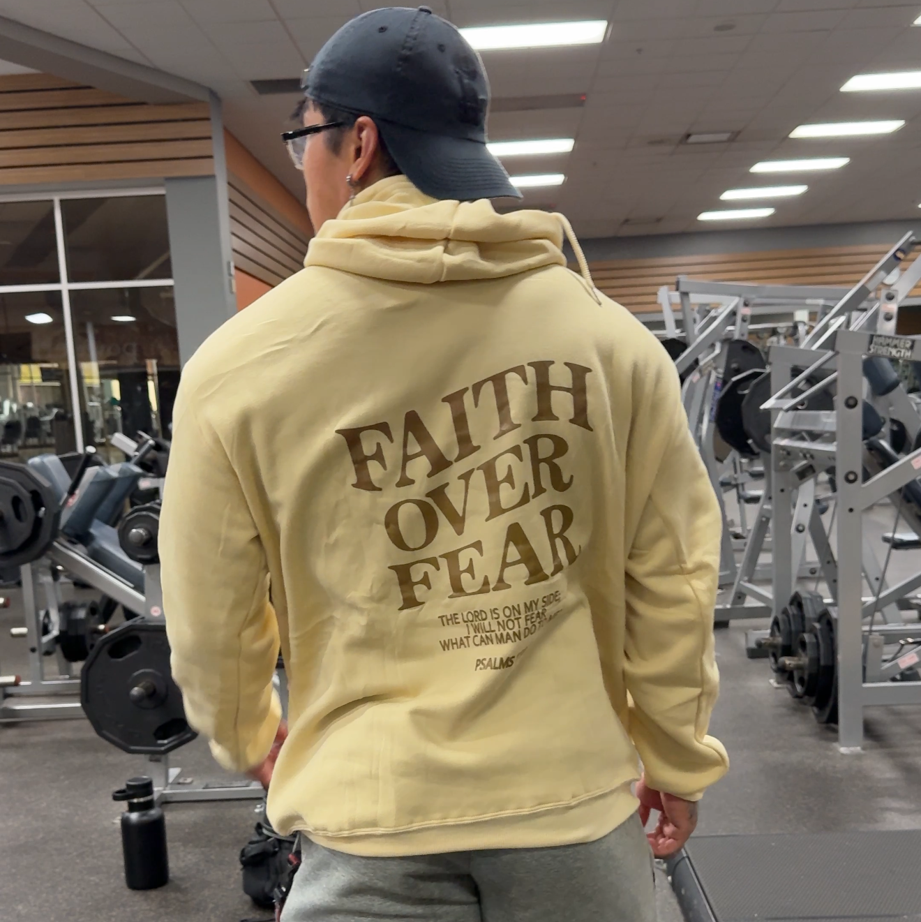Faith Over Fear Hoodie (Beige)