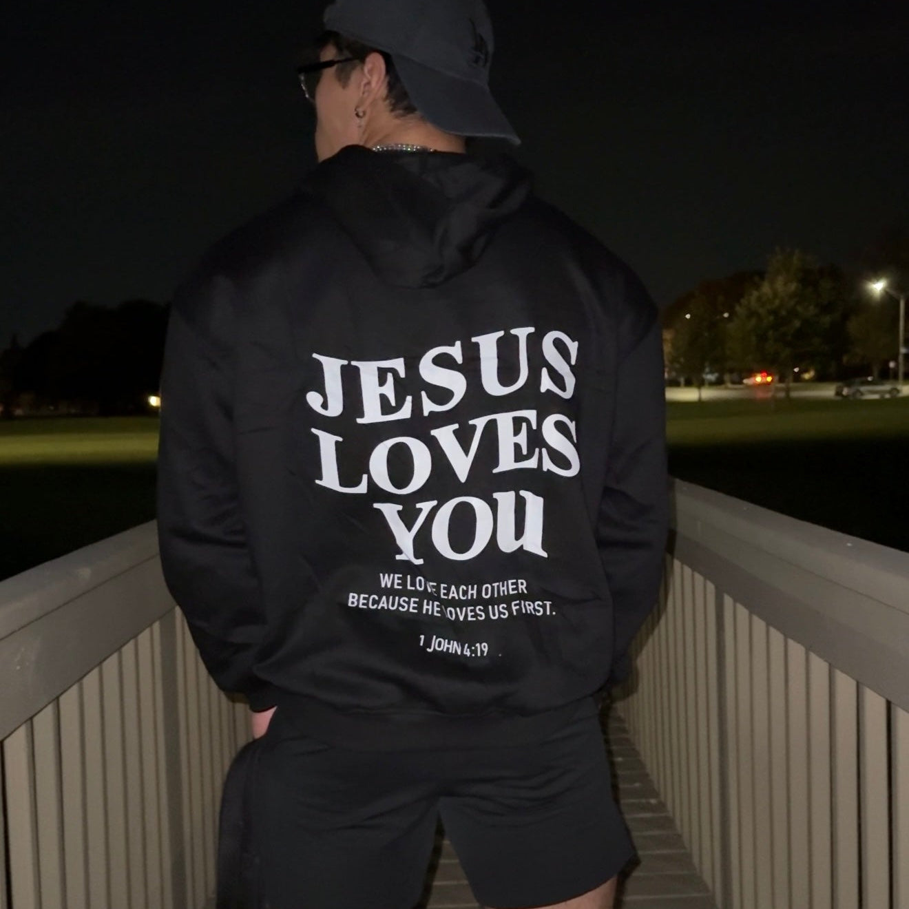 Jesus Loves You Hoodie (Black)