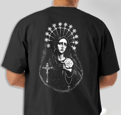 Pray For Us Fitted Tee