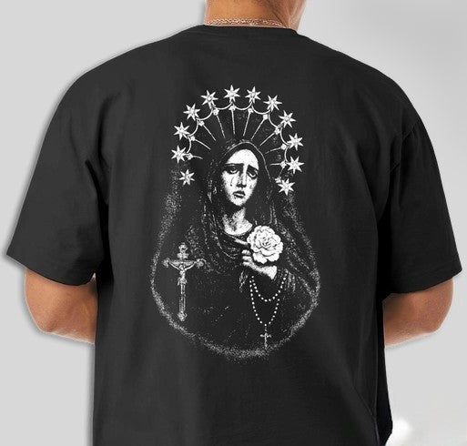 Pray For Us Fitted Tee