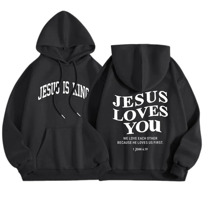 Jesus Loves You Hoodie (Black)